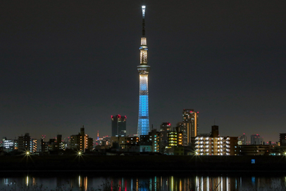 night view of tokyo skytree
